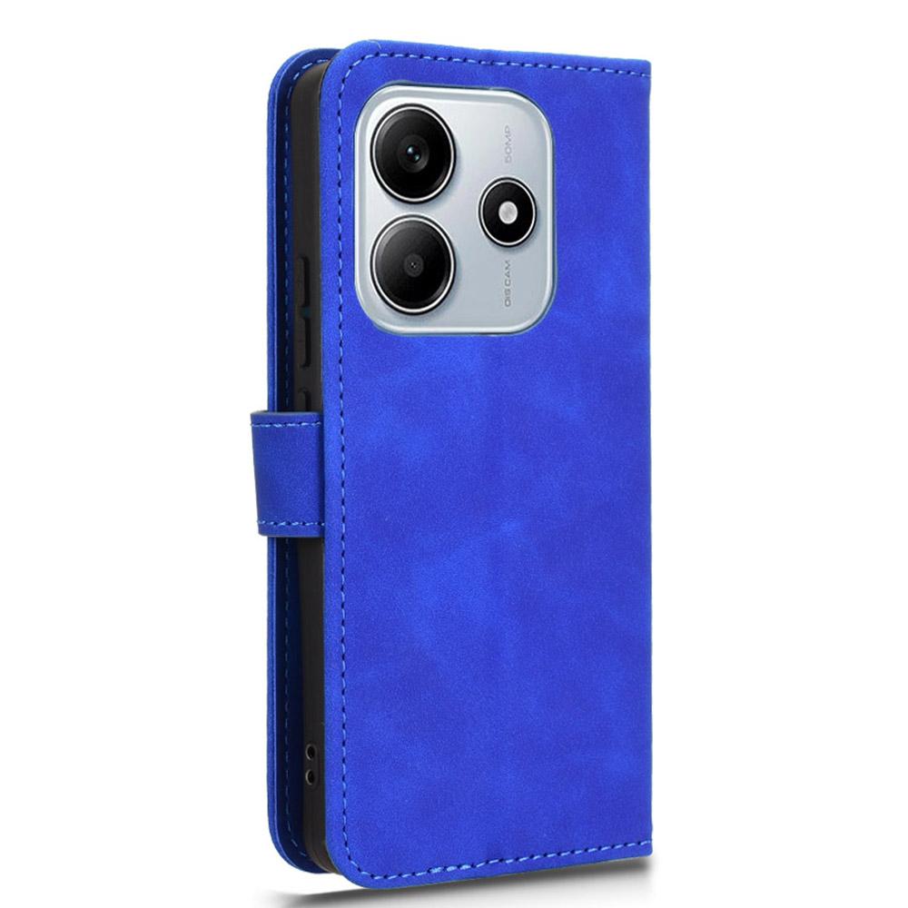For Xiaomi Redmi Note 14 4G (164.84mm) Leather Case Skin Feel Anti Drop Wallet Flip Phone Cover