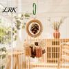 Bird Play Enrichment Toy Parrot Chew Toy, Pine Cone Corn Cob Rattan Ball Oral Health Foraging Cage Accessories for Conure Parakeet Cockatiel