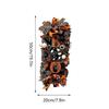 Halloween Wreath Garland Door Hanging Decoration BOO Doorplate Pumpkin Pendant Home Party Supplies for Porch Yard