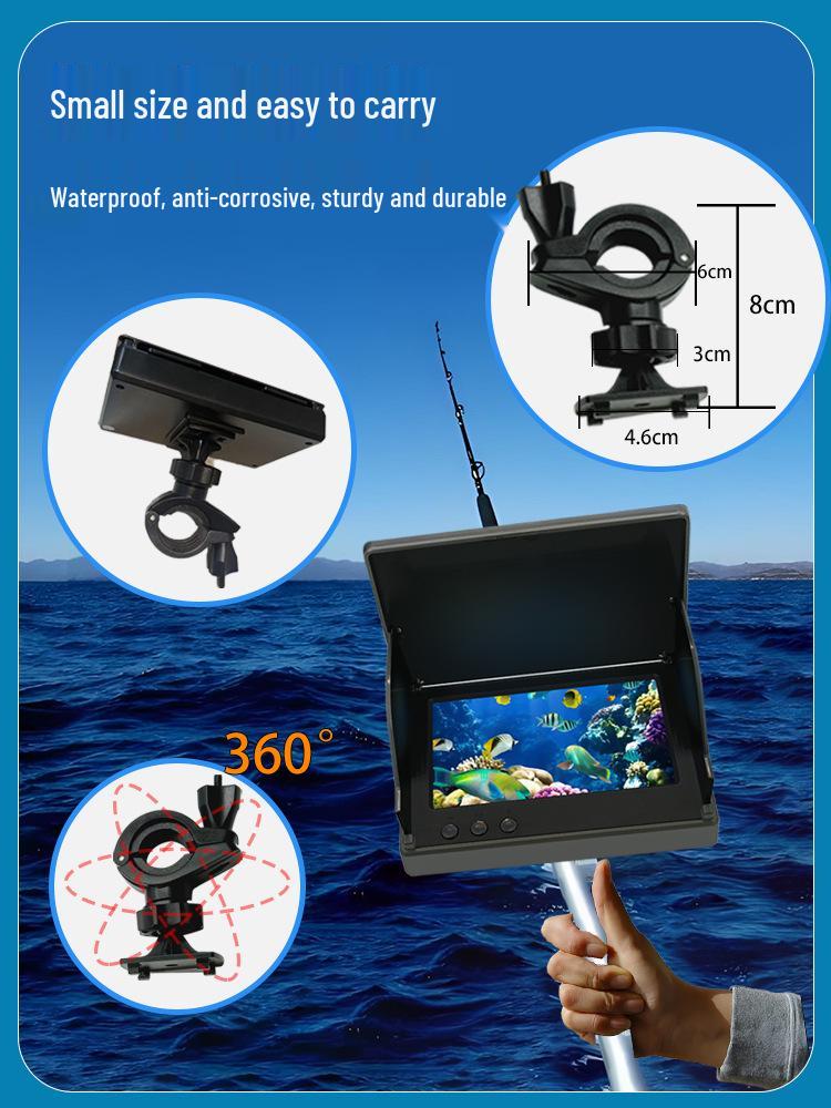 4.3/5" English-Russian Visual Fish Finder HD Night Vision Underwater Camera for Fishing