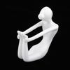 Abstract Art Ceramic Yoga Poses Figurine Porcelain Statue Different Home Ornament