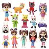 Pvc Dollhouse Gabbys Action Figures Model Toy Desktop Decoration Gift Anime