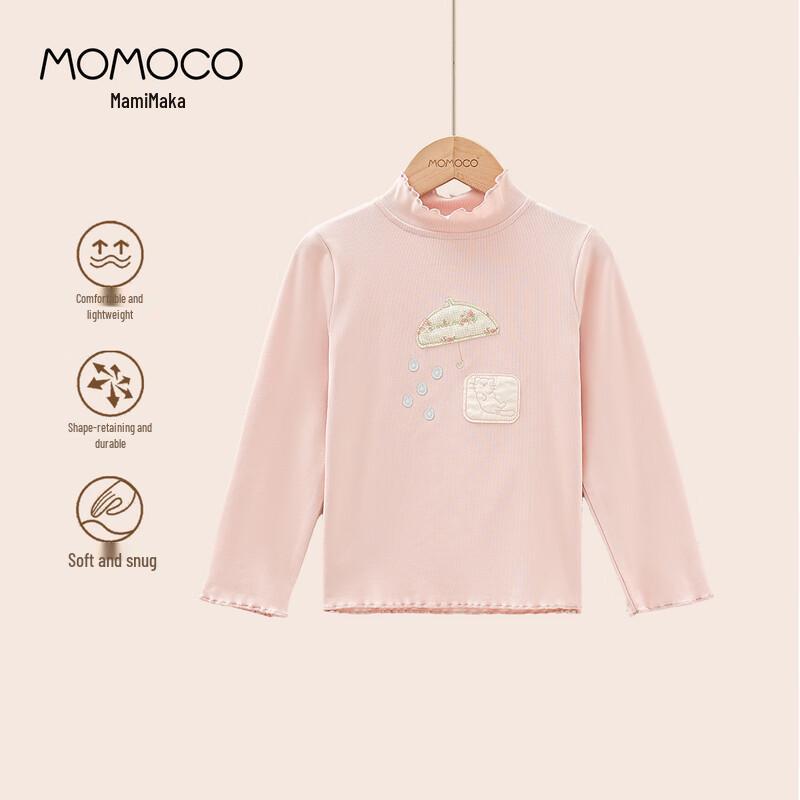 MOMOCO Girls  Sweet Korean Style Long-Sleeve T-Shirt 110