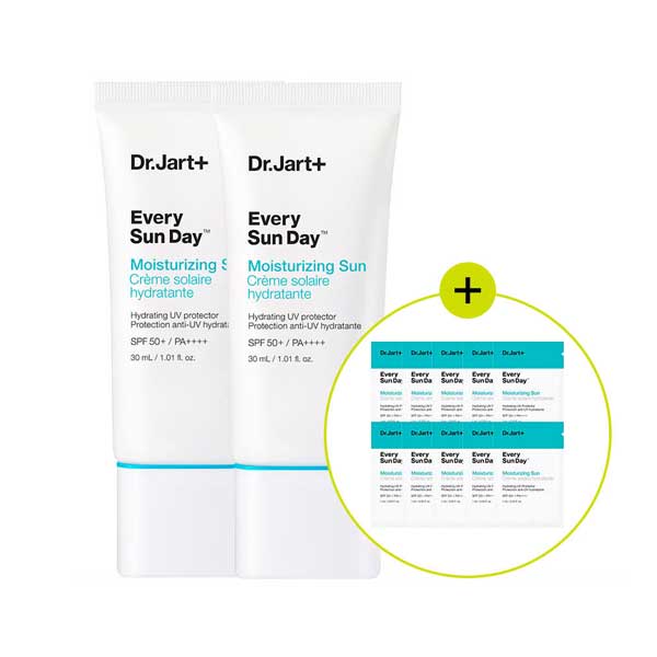 

Dr.Jart+ Every Sun Day Moisturizing Sunscreen SPF50+ PA++++ Hydrating UV Protection 30ml x 2