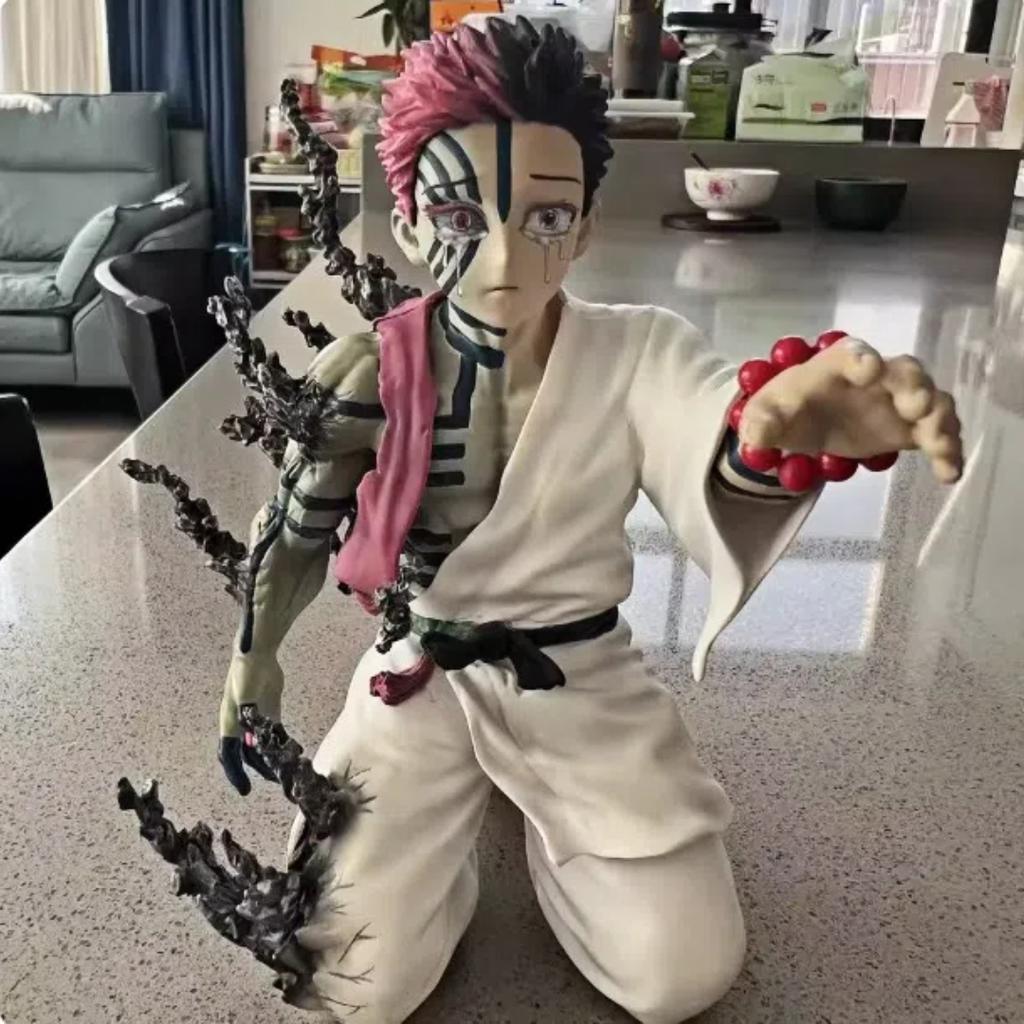 Demon Slayer Twelve Ghost Months Akaza Confession Before Death Figure Half-Human And Half-Ghost Form Surprise Gift