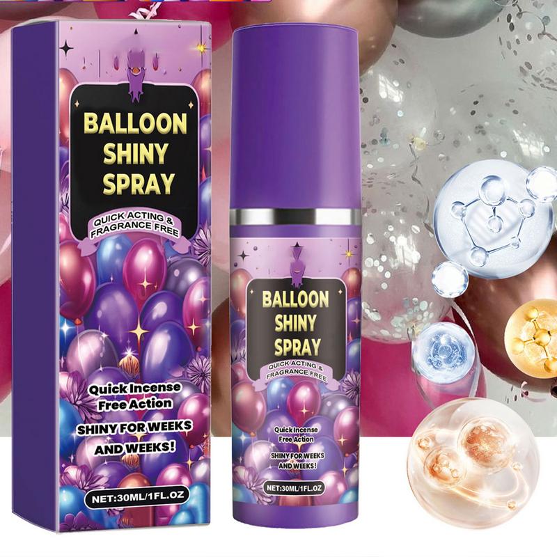 Balloon Shiny Spray High Gloss Prevent Oxidation Anti Fading Polish Birthday Party Decoration Balloon Brightener Spray