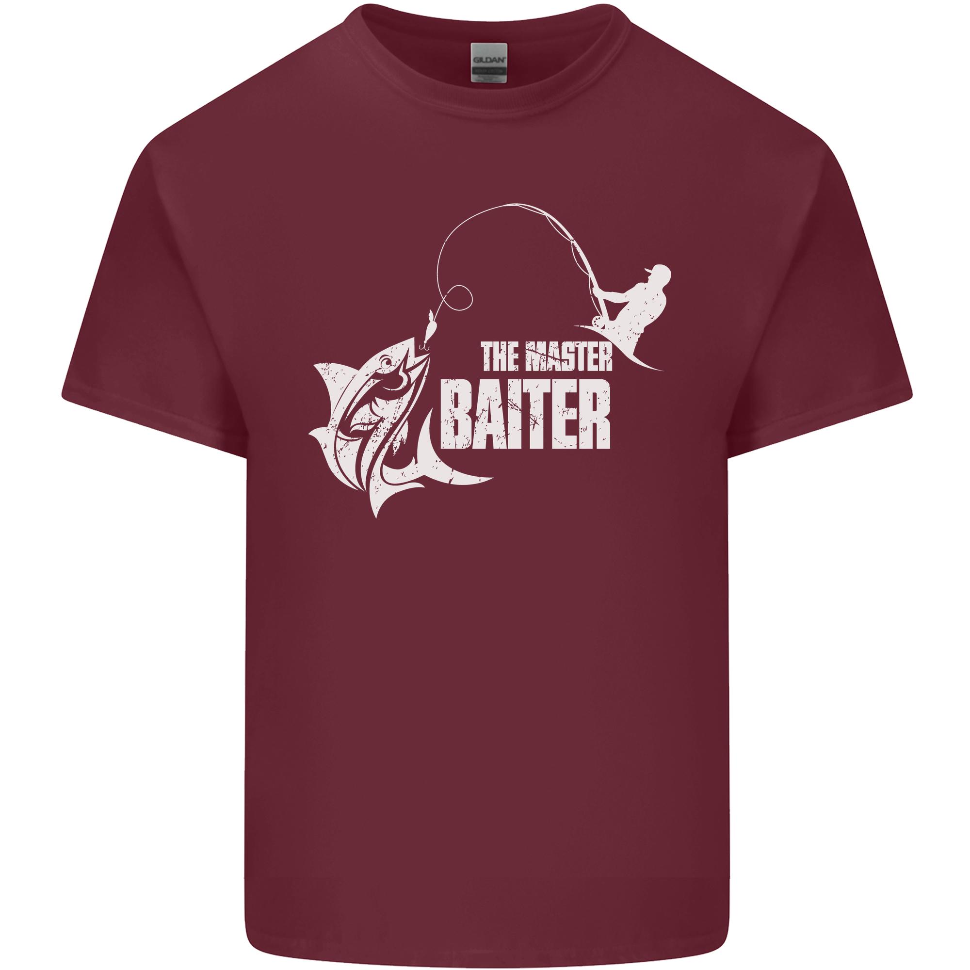 Fishing the Master Baiter Funny FisherUnisex Unisexs Light Cotton TShirt S