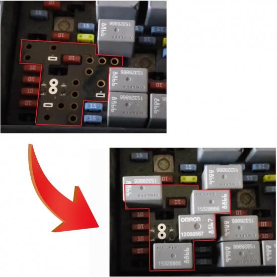 Lights Module 6 High Mod, for GM Low Beams High Beams & DRL Light On Simultaneously Compatible with 2003-2007 Chevy Silverado GMC Sierra