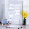 WEZHO Rolling Magazine Display Rack