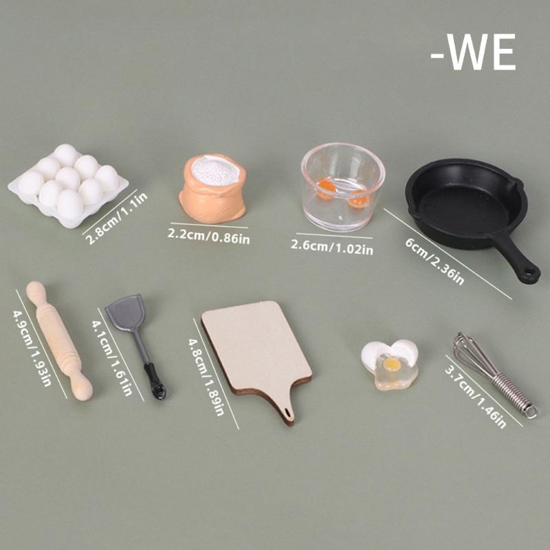 Handcrafted Miniature Bakery Counter With Wood Resin Plastic For Dollhouses Accessories Realistic Cooking Station Photography Prop