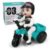 Children's 360-Degree Rotating Electric Tricycle Toy with Lights and Music.