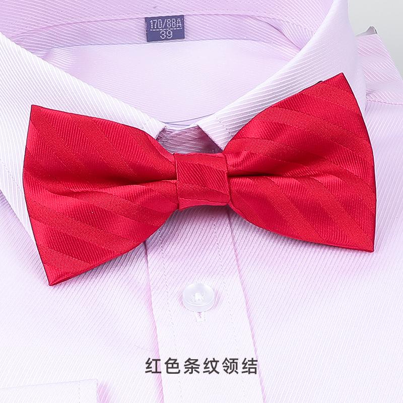 Bow Tie Wedding Male, Korean Groom Wedding Best Man Men British Bow Tie Burgundy Bow Red Bow Tie