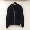 Herren Hoodie Mantel mit Kapuze Einfarbig Langärmlig Reißverschluss Strickjacke Warm Hip Hop Übergröße Locker Herren Herbst Umhang für die Straße