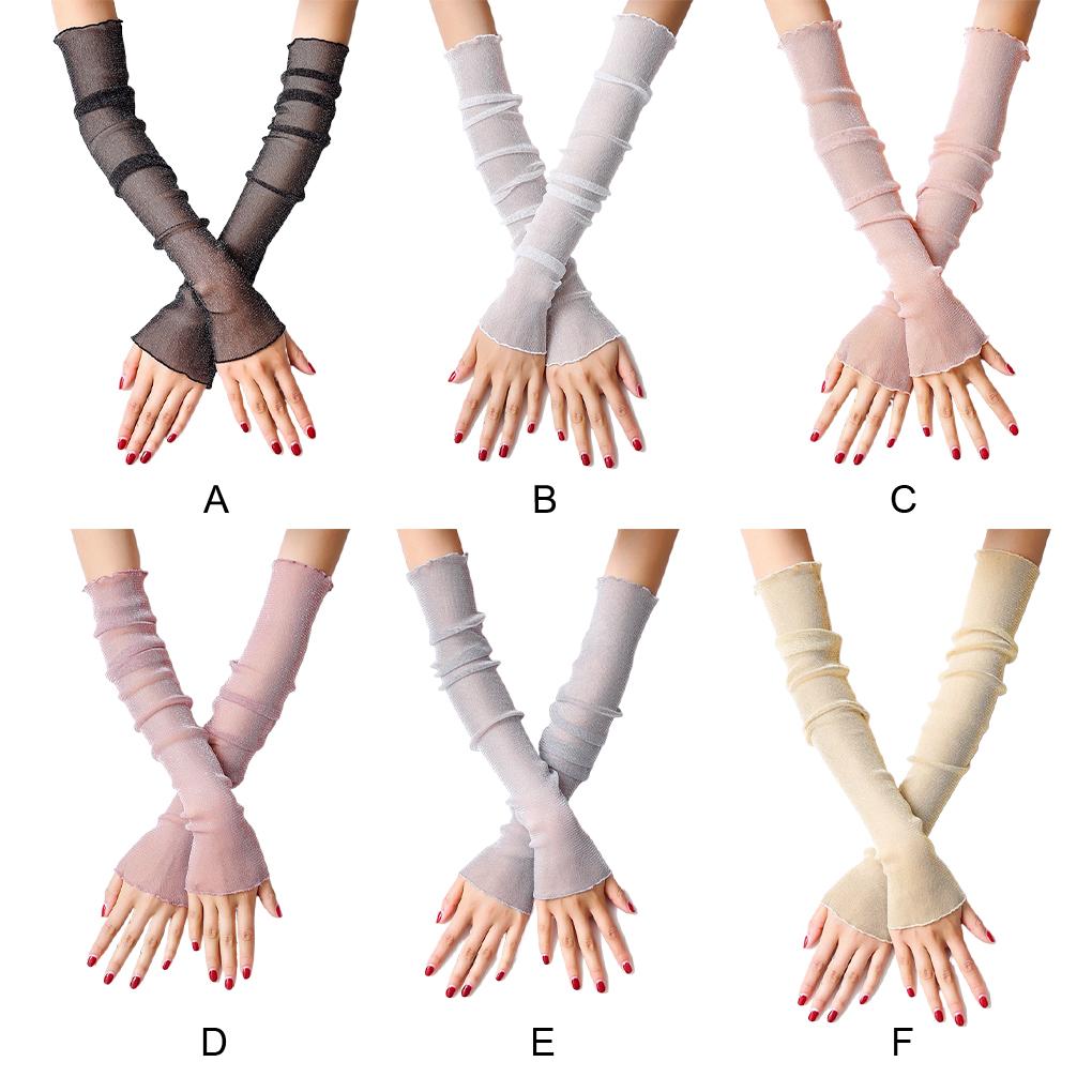 Mănuși la modă rezistente la soare pentru mâneci încălzitoare confortabile, mâneci plasă pentru brațe, mâneci de soare, vară