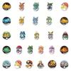 55PCS Anime Pokmon Poke Ball Stickers Cool Graffiti Decals DIY Decoration Designed For Phone Laptop Stationery PVC Water Resistant Playthings Present