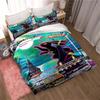 Bedding sets featuring various Pokémon card designs and sizes—including soft duvet covers and pillowcases—suitable for teenagers
