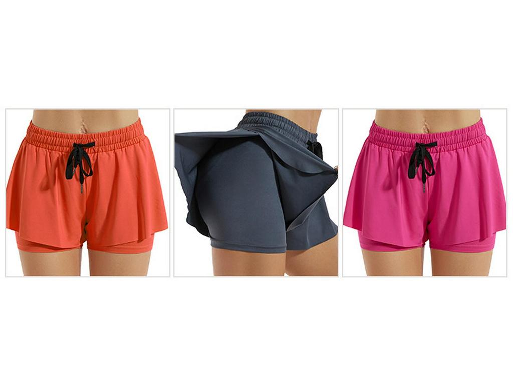 Women's Quick-Dry Cross-Border Yoga Shorts for Summer: Anti-Exposure Fitness & Marathon Running Pants