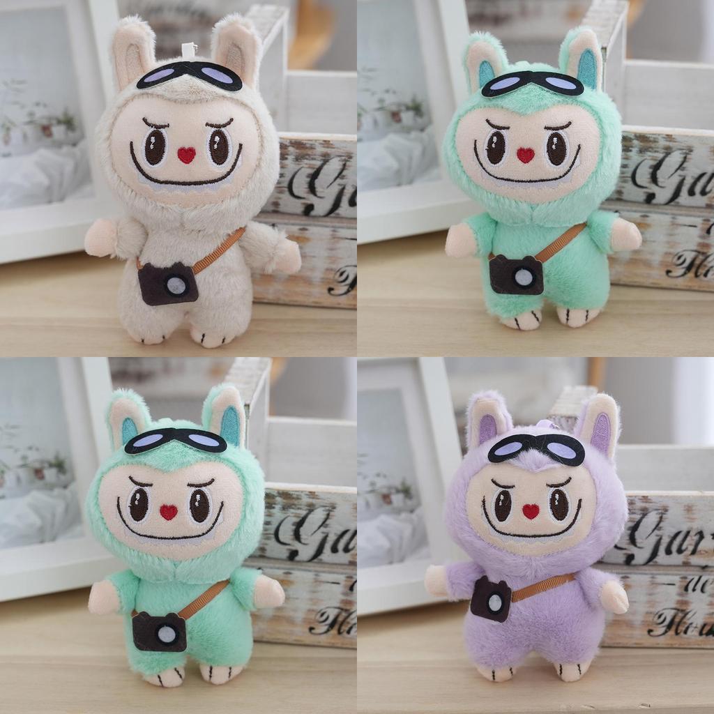 Trendy Plush Keychain Doll Backpack Ornament 15cm Labubu Design Available In Various Colors For Gifts