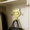 Pack Of 2 Cats Shaped Metal Hooks For Door Back Perfect For Hanging Clothes Keys And Bags Home Organization Tool