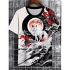 Sommer Herren 3D-Druck Rundhals T-Shirt Mode Vielseitig Atmungsaktiv Trend Lässig