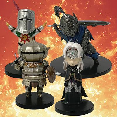 Figurka Akcji Anime Dark Souls Wersja Q Solaire Artorias Ornstein Strażniczka Ognia Lalka Figurka Anime Model Zabawki na Prezent dla Chłopca