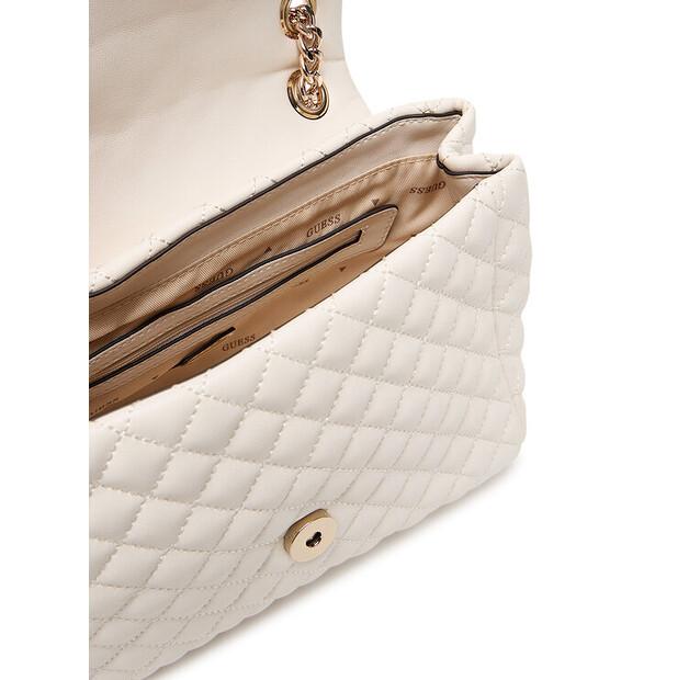 Handbag Guess Everlee HWQG86 79210 White