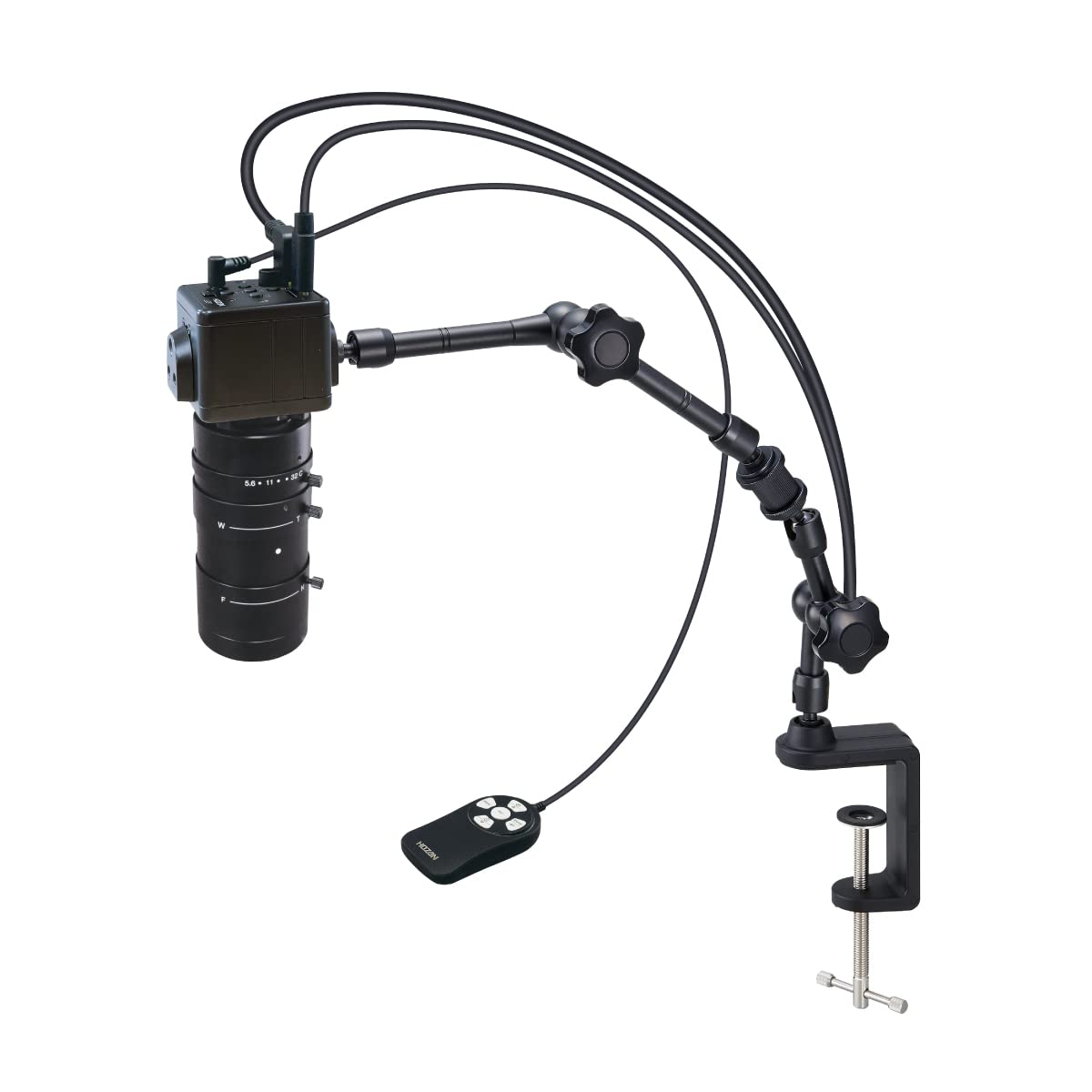 

HOZAN HDMI Output Microscope Magnification Flexible Arm 4.0~76x [1.9~37x] L-KIT653