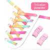Rainbow Press Lock Shoelaces No Tie Shoe Laces Without Ties Elastic Laces Sneaker Flat Shoelace for Shoes Adults Kids