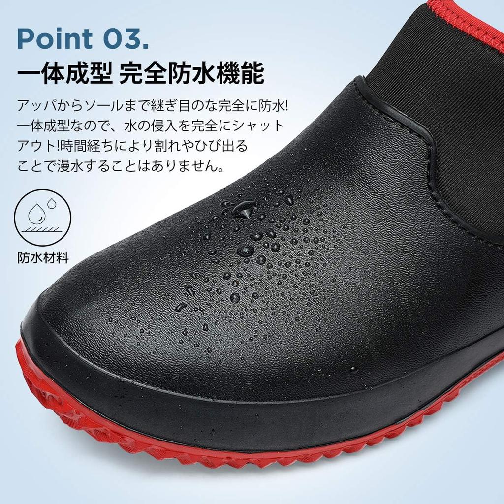 Rain rain rain waterproof low rain rainy typhoon [SOARHOPE] shoes, boots, men's, short, women's, shoes, shoes, cut, boots, lightweight, non-slip,