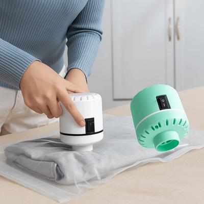 Plastic Compressed Bag Electric Pump Space Saving Inflatable Electric Vacuum Bag Pump Powerful Labor Saving
