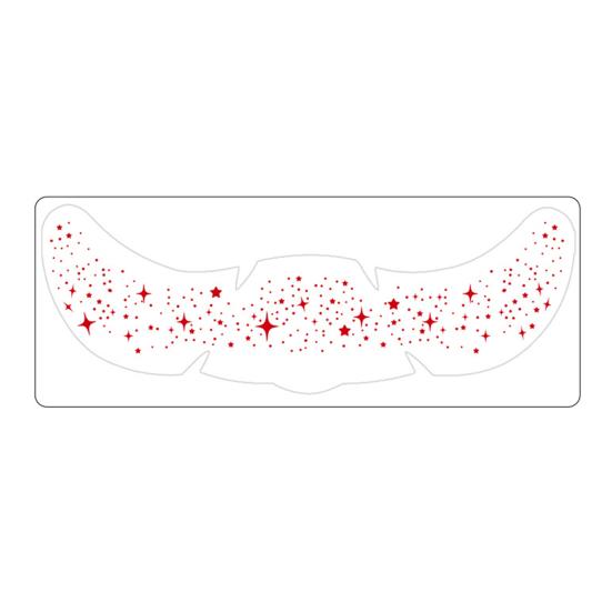 Temporary Tattoo Sticker, Red Freckles Face Tattoo, Waterproof Temporary Freckles Tattoo for Adults Festive Party Makeup