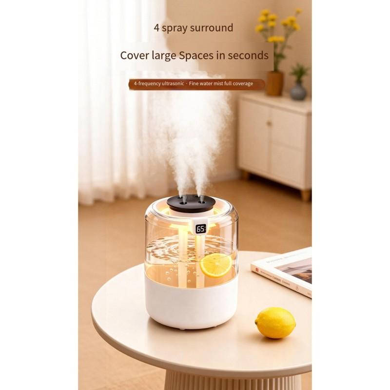 YCOC-USB Air Humidifier 3+ Mist Outlets, 4.1-6.0L Capacity For Home Use