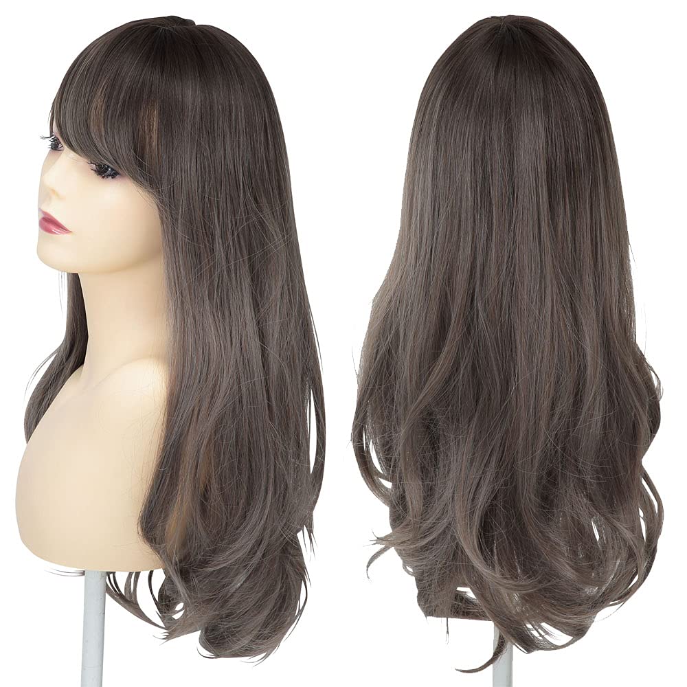 Clearstone WIGGY RICH Women's Wavy Long Wig In White Ash Gold