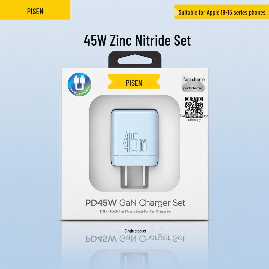 PISEN PD30W Fast Charger for Apple iPhone 14 & iPad
