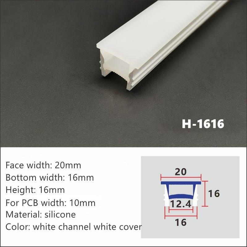 5m 1m LED Neon Rope Tube Recessed Thread-free Flexible Silicone Casing Strip Light IP67 Waterproof Soft Tape Decor Linear Lamp