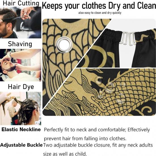 Stylish Barbershop Salon Barber Cape Haircut Cape Salon Apron Unisex Hair Cutting Cape Hairdressing Cape Apron for Men Women