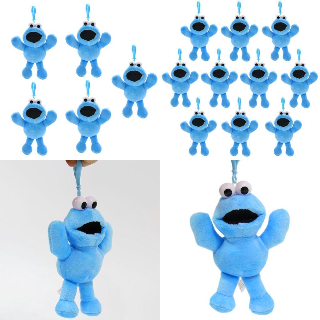 Adorable Sesame Street Cookie Monster Soft Plush Ornament Dolls For Kids Gifts