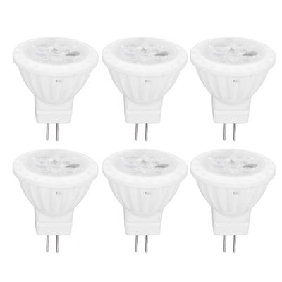 6pcs Brightness Dimming LED Spot Light Bulbs 360LM MR11 LED Landscape Track Light with Ceramic GU4
