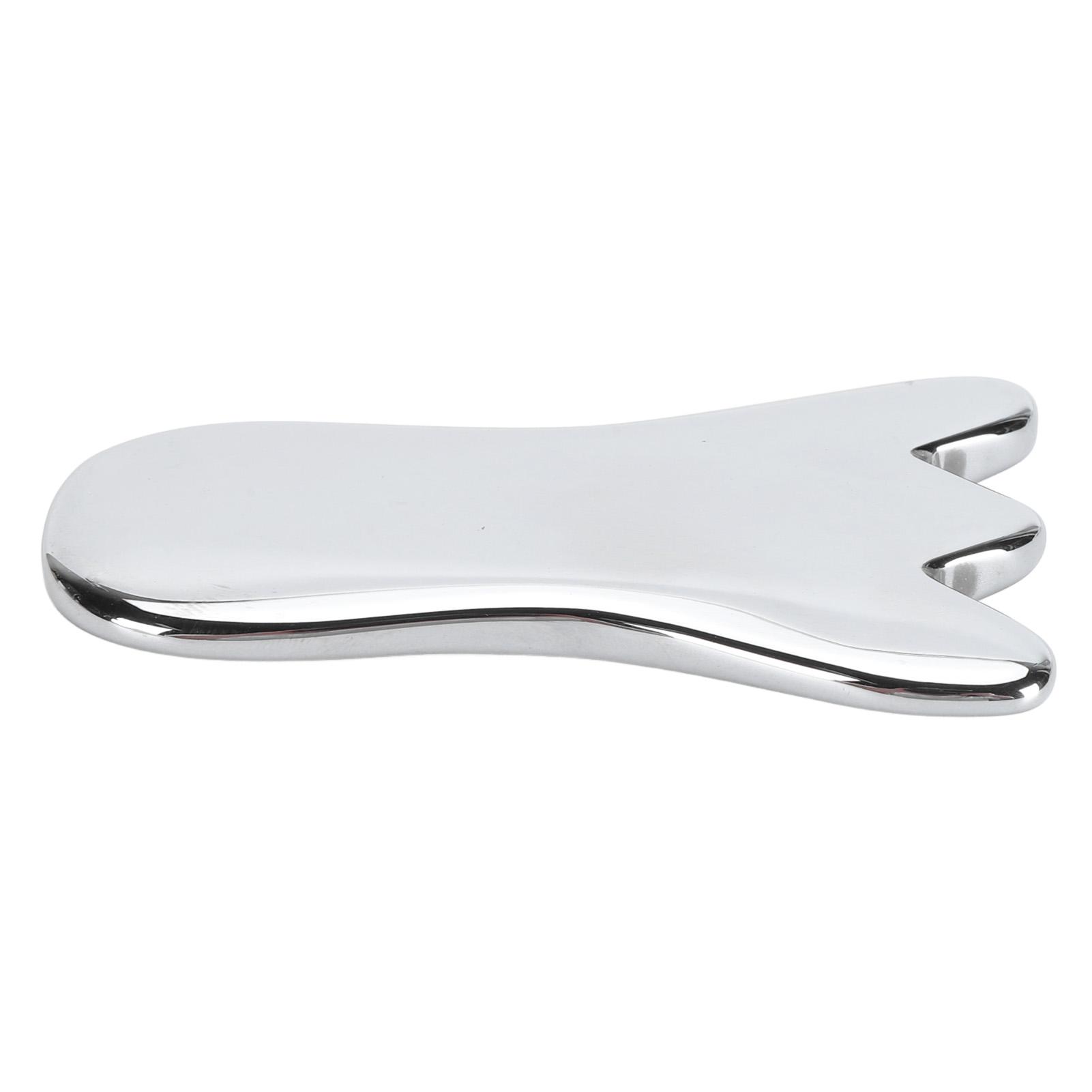 Гуа Ша в форме трезубца из терагерца для улучшения лимфодренажа, уменьшения отечности, инструмент для массажа Гуа Ша из энергетического камня 95