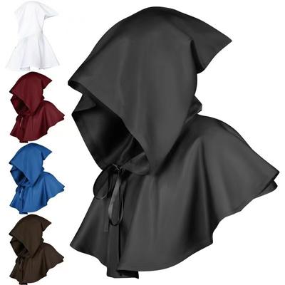 Czarodziejka Czarodziejka Fantazyjny Punkowy Płaszcz Gotycki Cosplay Halloween Kostium Dla Dorosłych Kaptur Wampir Diabeł Peleryny Unisex Rekwizyty Impreza Ubieranka