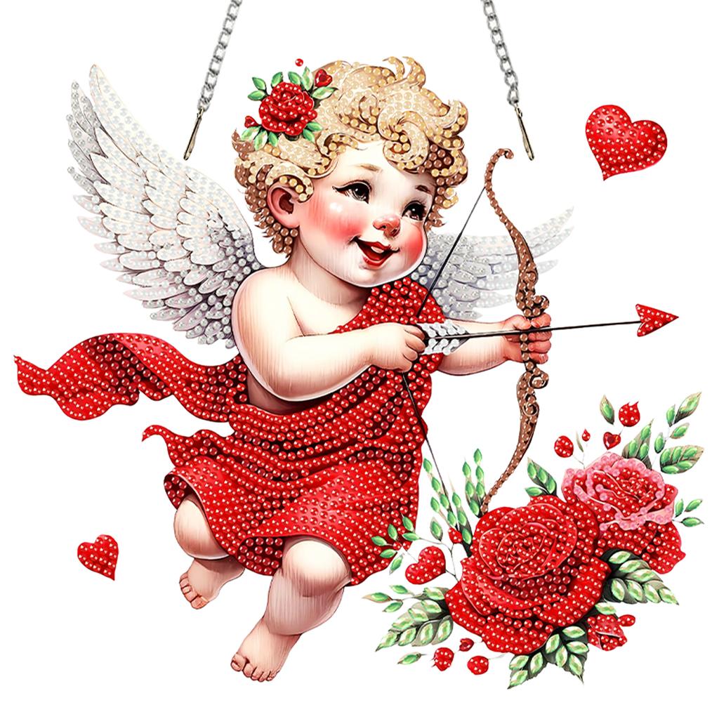 Animal Theme 2D Flat DIY Acrylic Rhinestone Diamond Art Window Pendants Diamond Painting Dots Pendant Wall Door Decoration