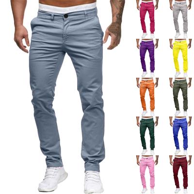 Móda Pánska Športová Farba Bandáž Ležérne Voľné tepláky Nohavice so sťahovacou šnúrkou