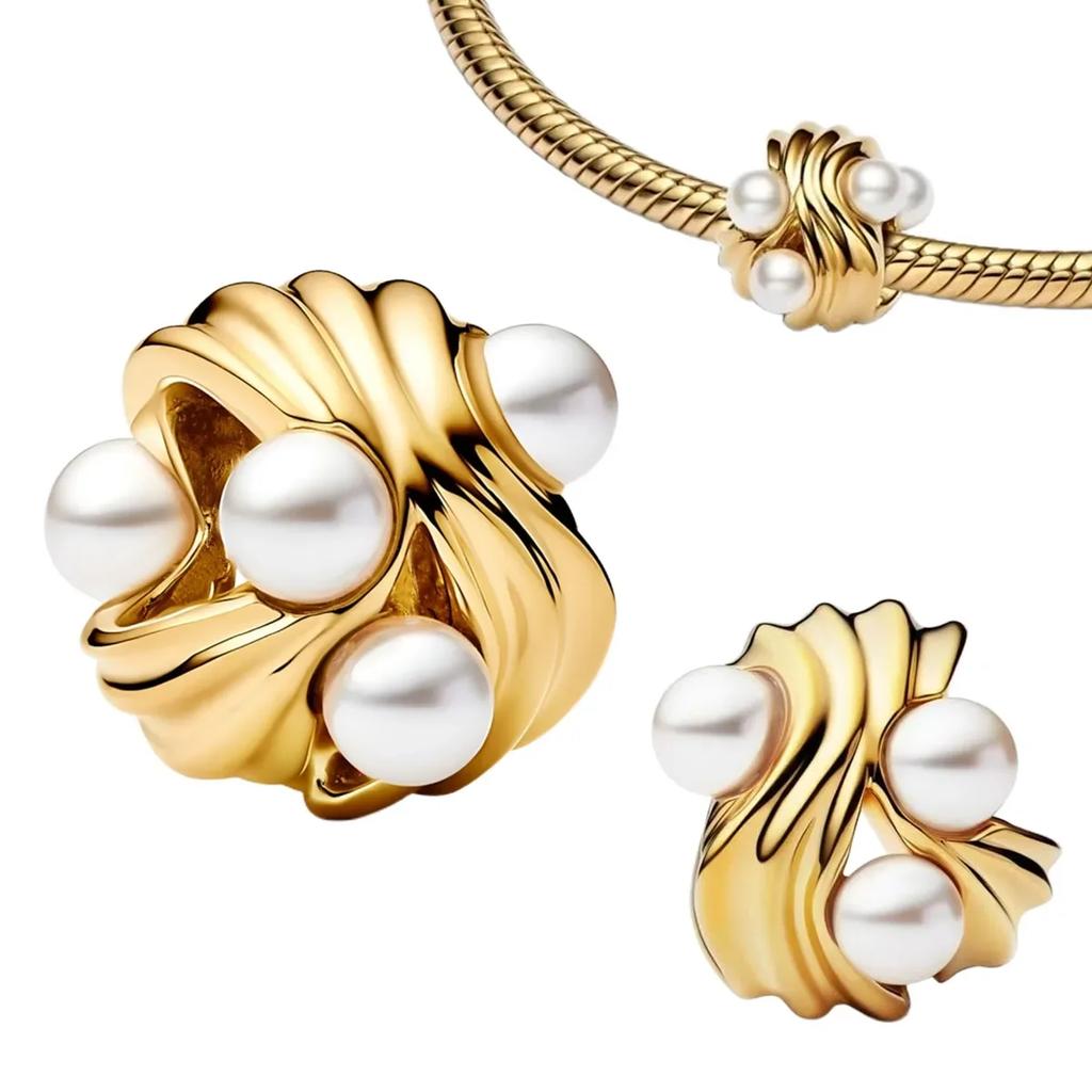 Original Kupfer Charm Goldener Stern Mond Blume Herz Schmetterling Passend Anhänger Armbänder Halskette Frauen DIY Feiner Schmuck