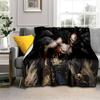 Classics Diablo Game Gamer Cartoon Blanket,Soft Throw Blanket for Home Bedroom Bed Sofa Picnic Travel Office Cover Blanket Kids