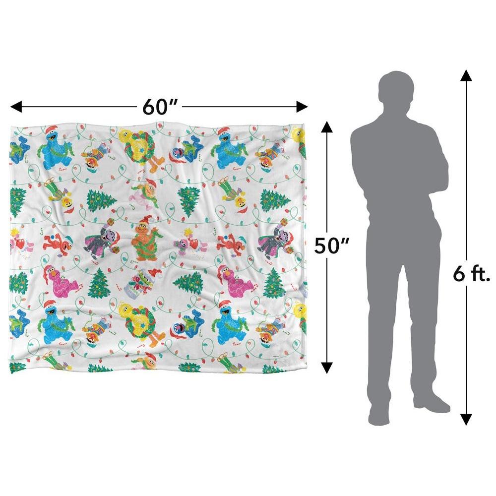Sesame Street Silky Lights Supersoft Blanket