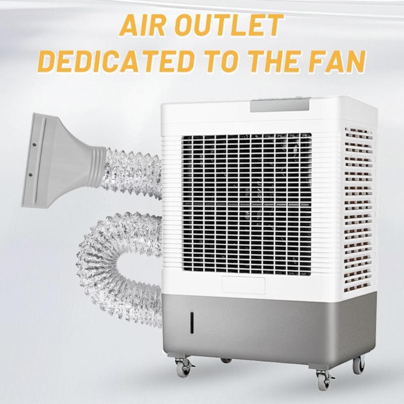 Conector Universal Furtun Ventilație Adaptor ABS pentru Aer Condiționat Uscător Corturi Montaj pe Fereastră