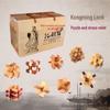 Kongming & Luban Wooden Lock Set: Children's Educational Decompression Toys