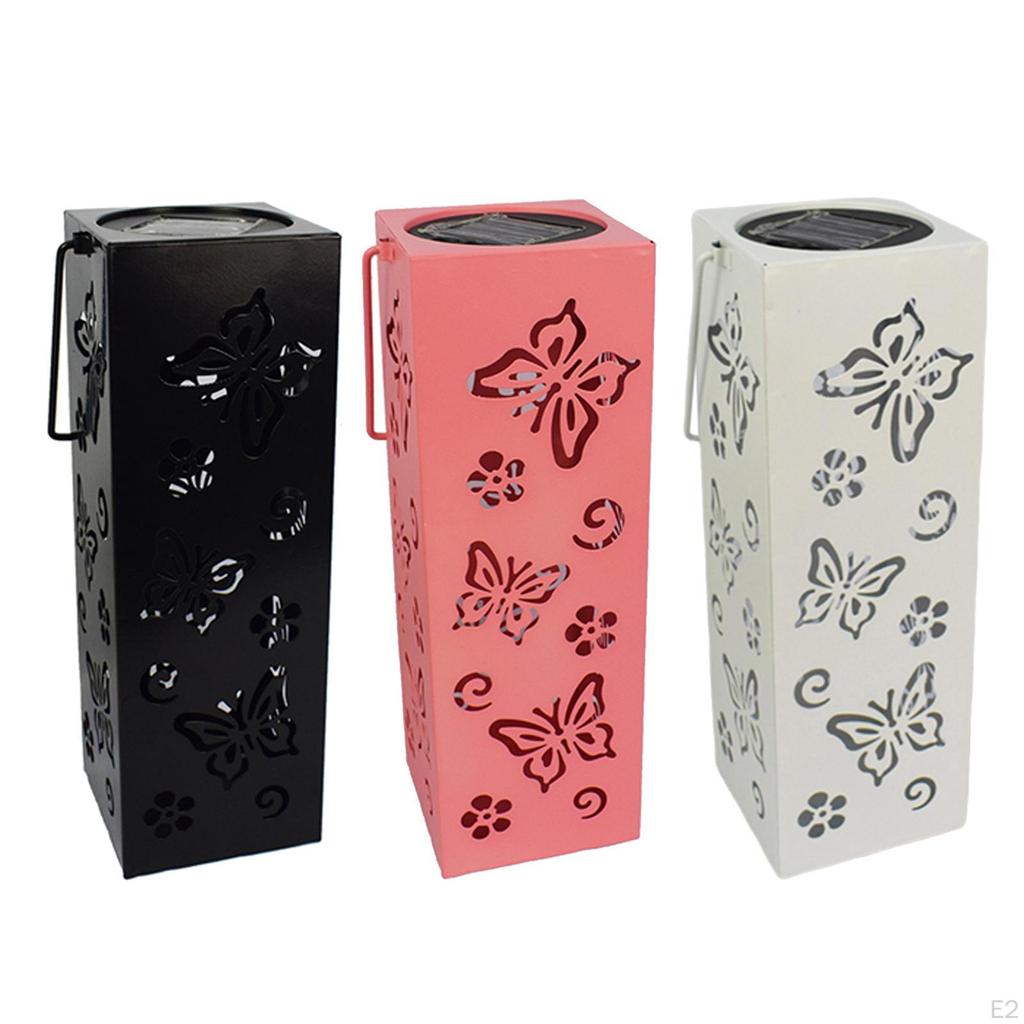 Lantern Light Hanging Butterfly Hollowed- Night Lamp Retro Style Front Door Porch Tree Decoration