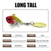1 Stuks Roterende Metalen VIB Trillingen Aas Spinner Lepel Vissen Lokt 13g 16g 20g Jigs forel Winter Vissen Harde Aas Visgerei Pesca