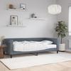 Vidaxl Canapé Avec Matelas, Gris Foncé, 100X200 Cm, Velours